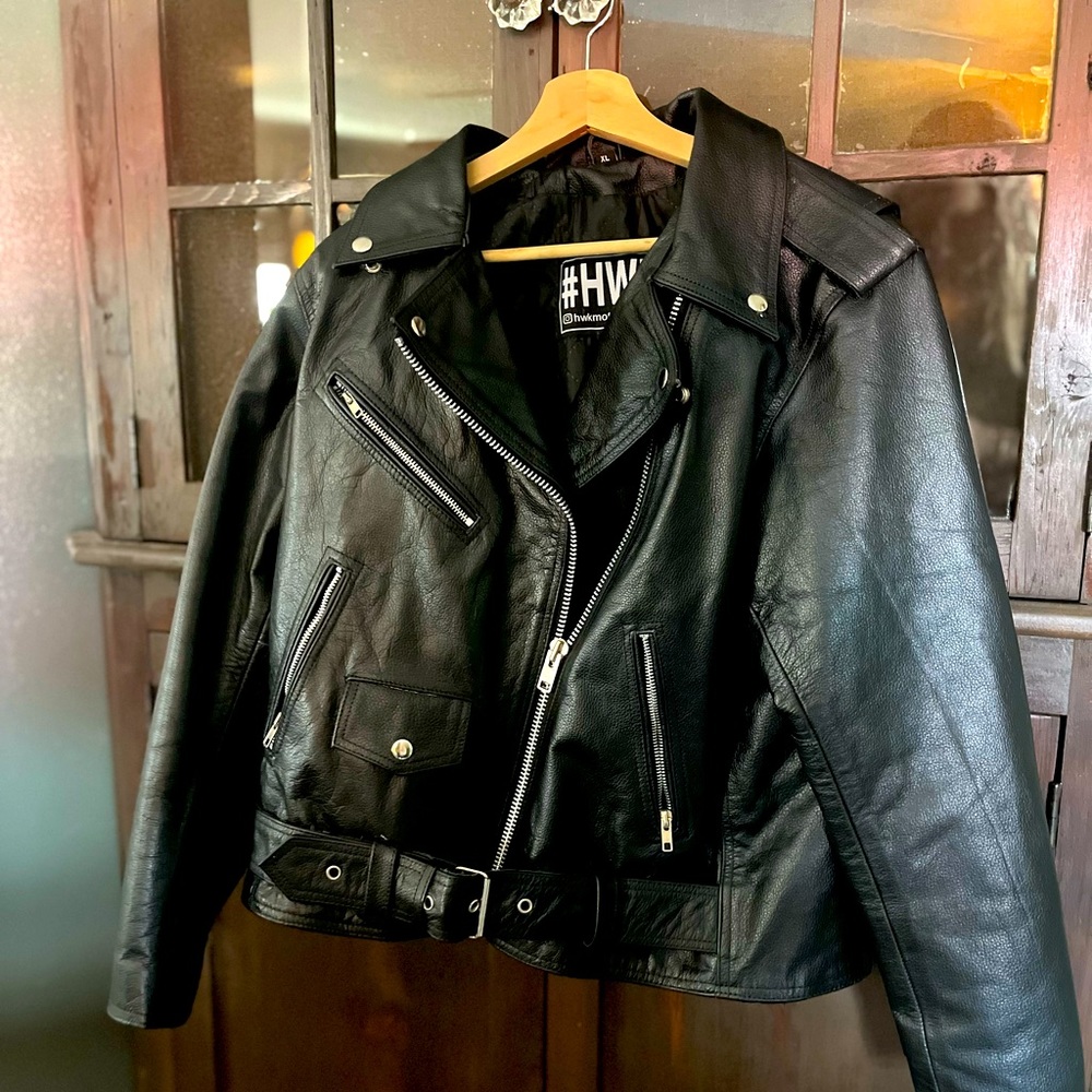 Women’s Leather Motorcycle Jacket
